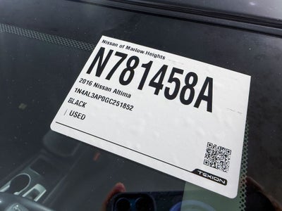 2016 Nissan Altima 2.5 S