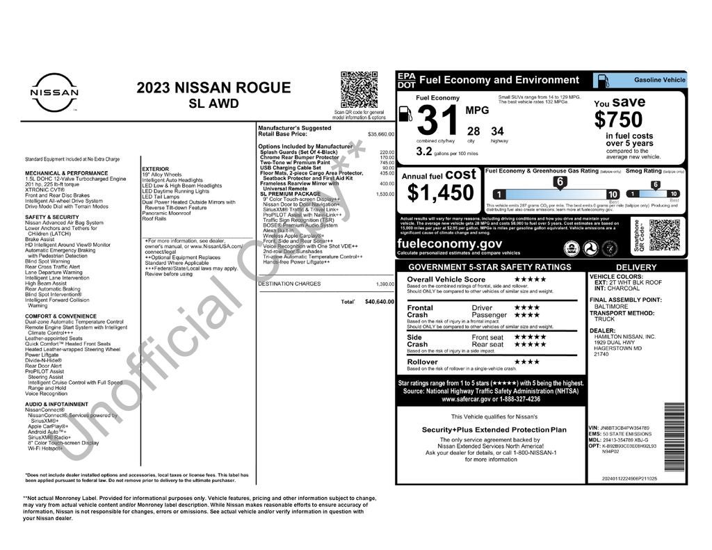 2023 Nissan Rogue SL
