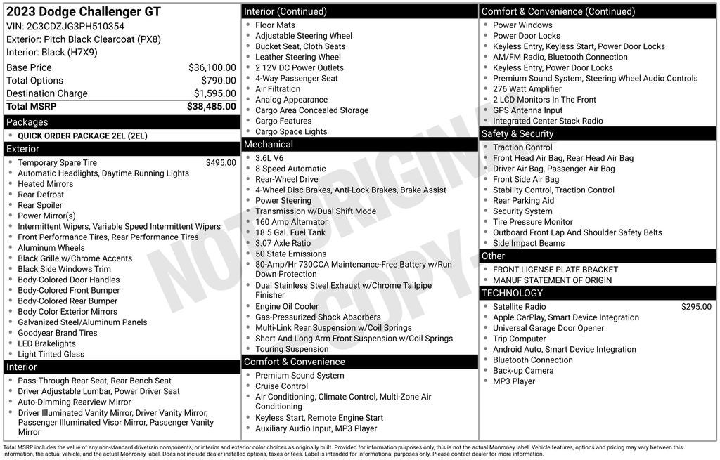 2023 Dodge Challenger GT