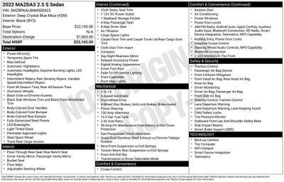 2022 Mazda Mazda3 2.5 S