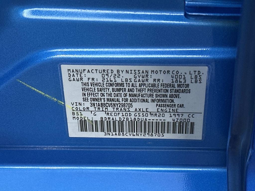 2022 Nissan Sentra SV