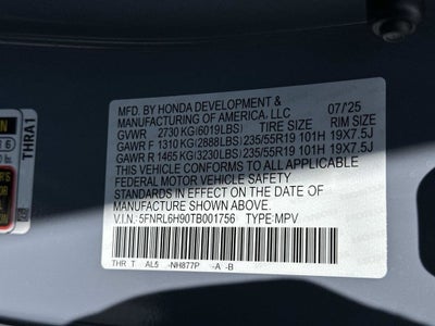 2026 Honda Odyssey Elite