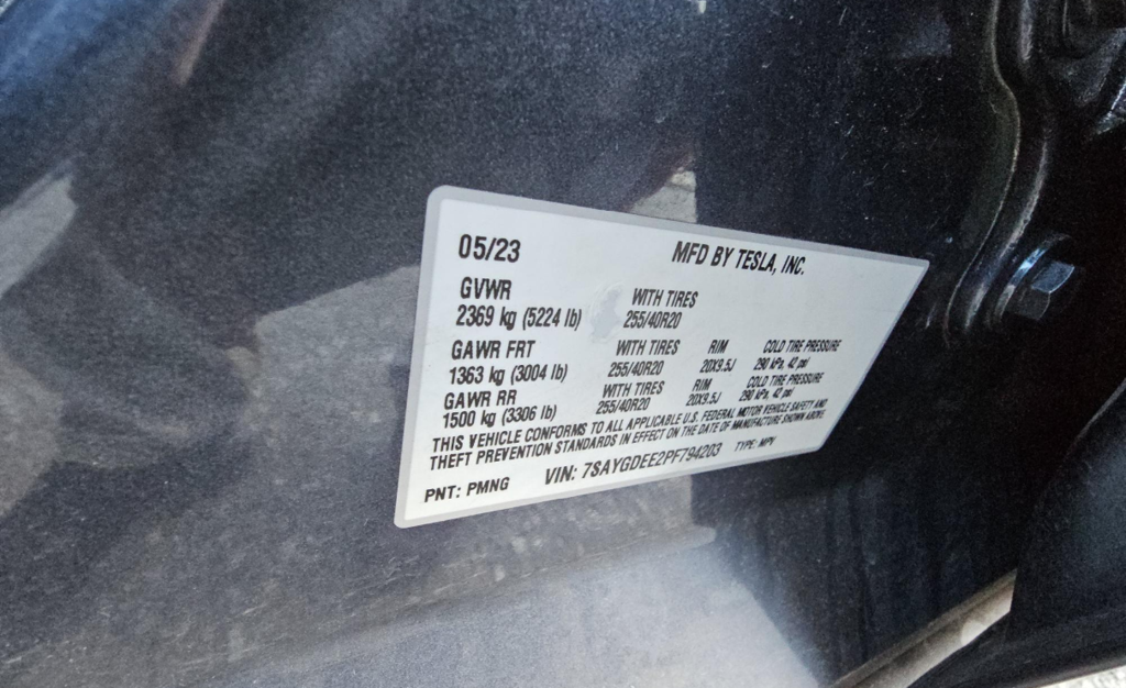 2023 Tesla Model Y Long Range