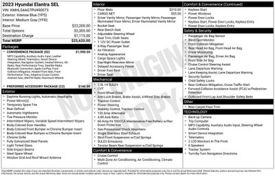 2023 Hyundai Elantra SEL