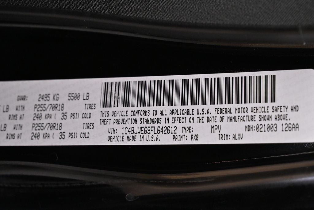2015 Jeep Wrangler Unlimited Sahara