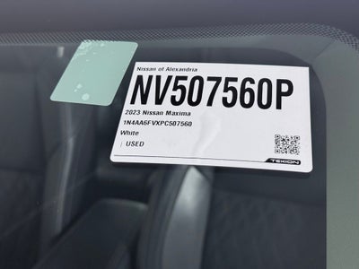 2023 Nissan Maxima Platinum Nissan Certified