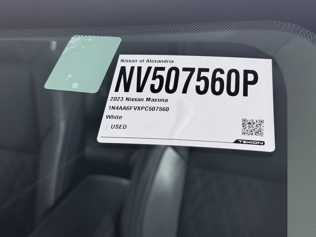 2023 Nissan Maxima Platinum Nissan Certified