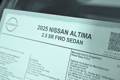 2025 Nissan Altima 2.5 SR