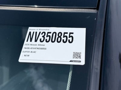 2026 Nissan Altima 2.5 SV
