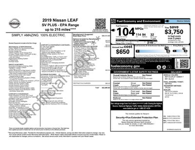 2019 Nissan Leaf SV Plus