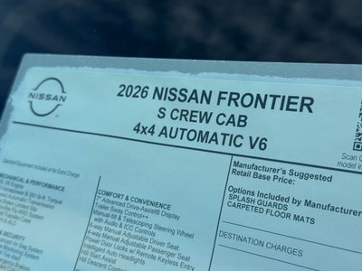 2026 Nissan Frontier S