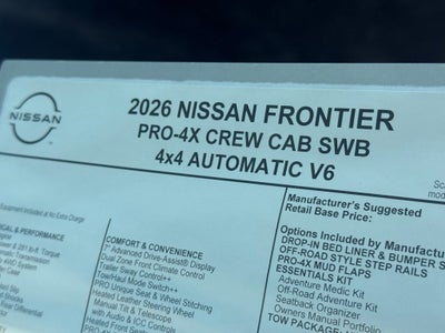 2026 Nissan Frontier PRO-4X