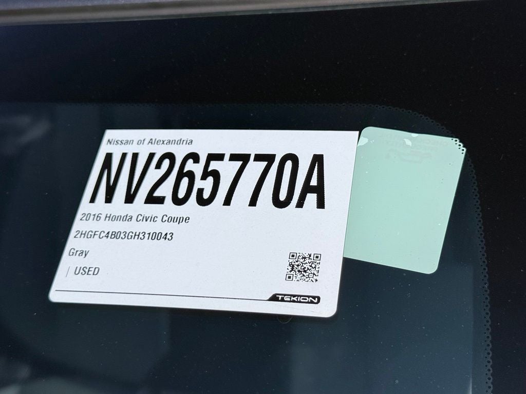 2016 Honda Civic LX-P