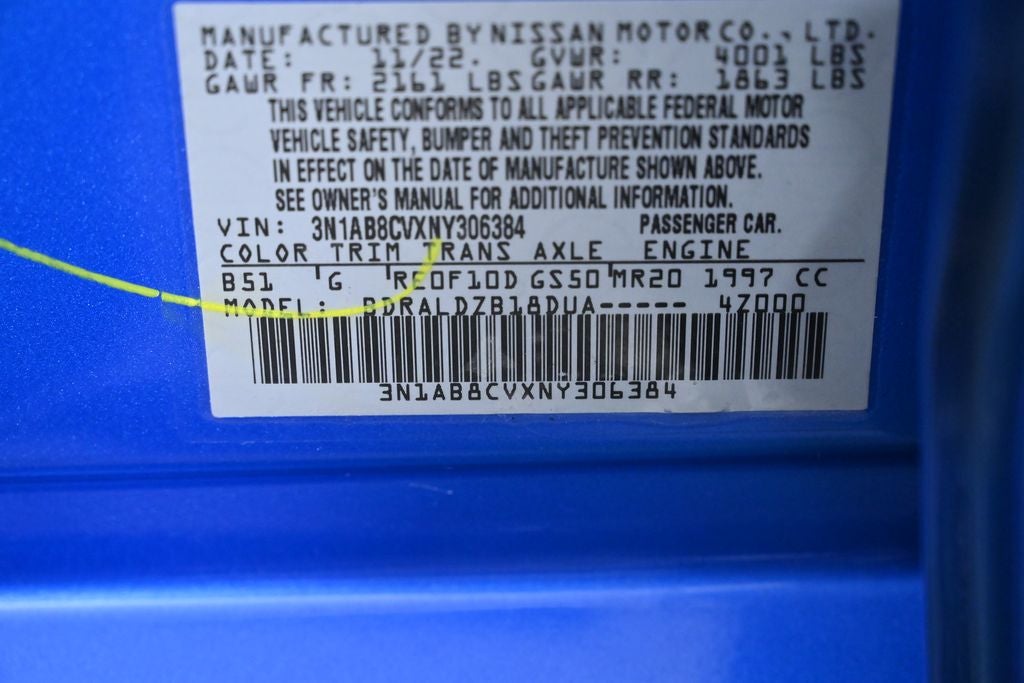 2022 Nissan Sentra SV