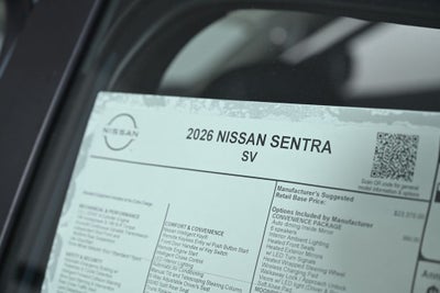 2026 Nissan Sentra SV