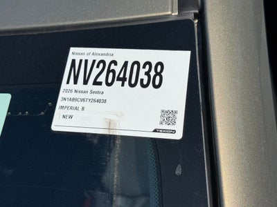 2026 Nissan Sentra SV