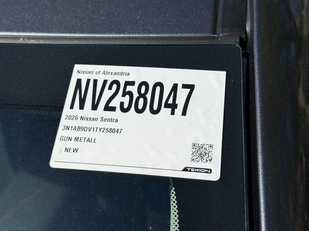 2026 Nissan Sentra SR