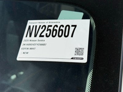 2026 Nissan Sentra SR