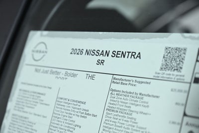 2026 Nissan Sentra SR