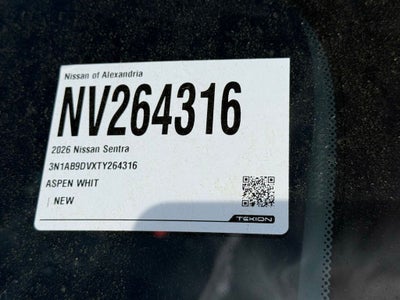2026 Nissan Sentra SR