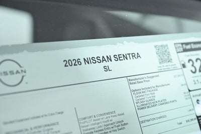 2026 Nissan Sentra SL
