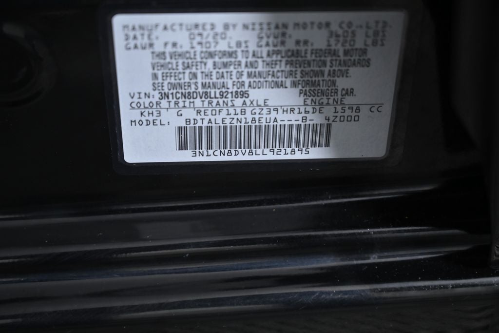 2020 Nissan Versa 1.6 S