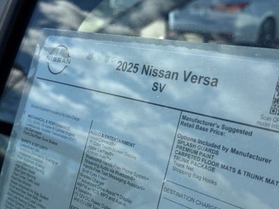 2025 Nissan Versa 1.6 SV