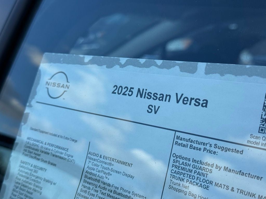 2025 Nissan Versa 1.6 SV
