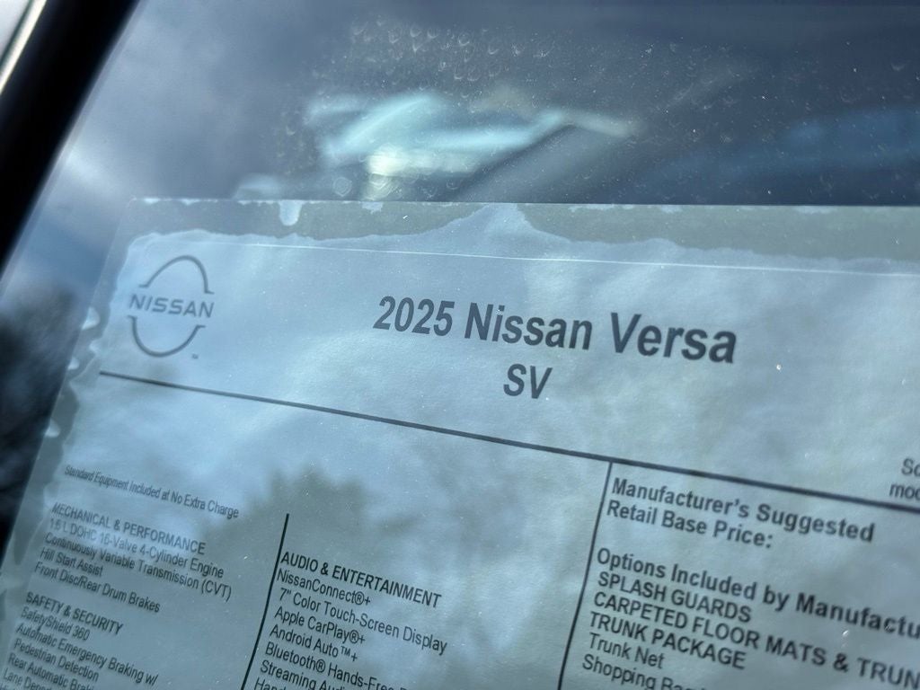 2025 Nissan Versa 1.6 SV