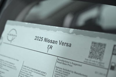 2025 Nissan Versa 1.6 SR
