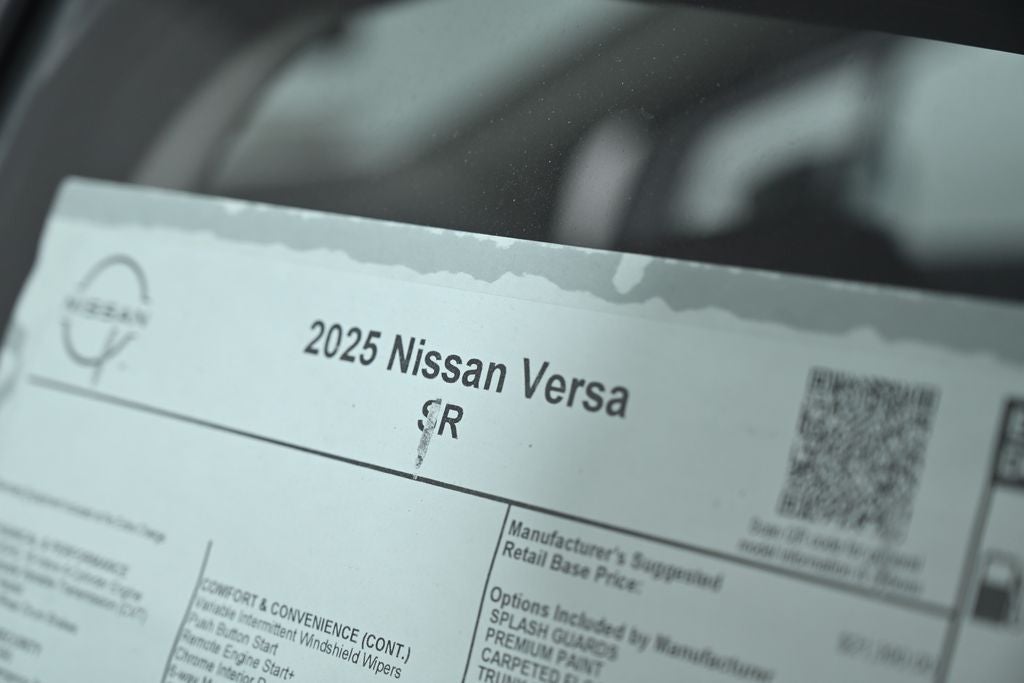 2025 Nissan Versa 1.6 SR