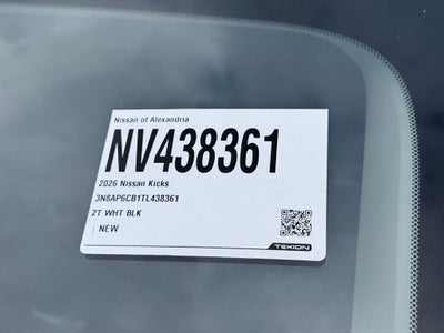 2026 Nissan Kicks SV
