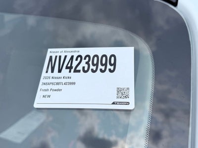2026 Nissan Kicks SV