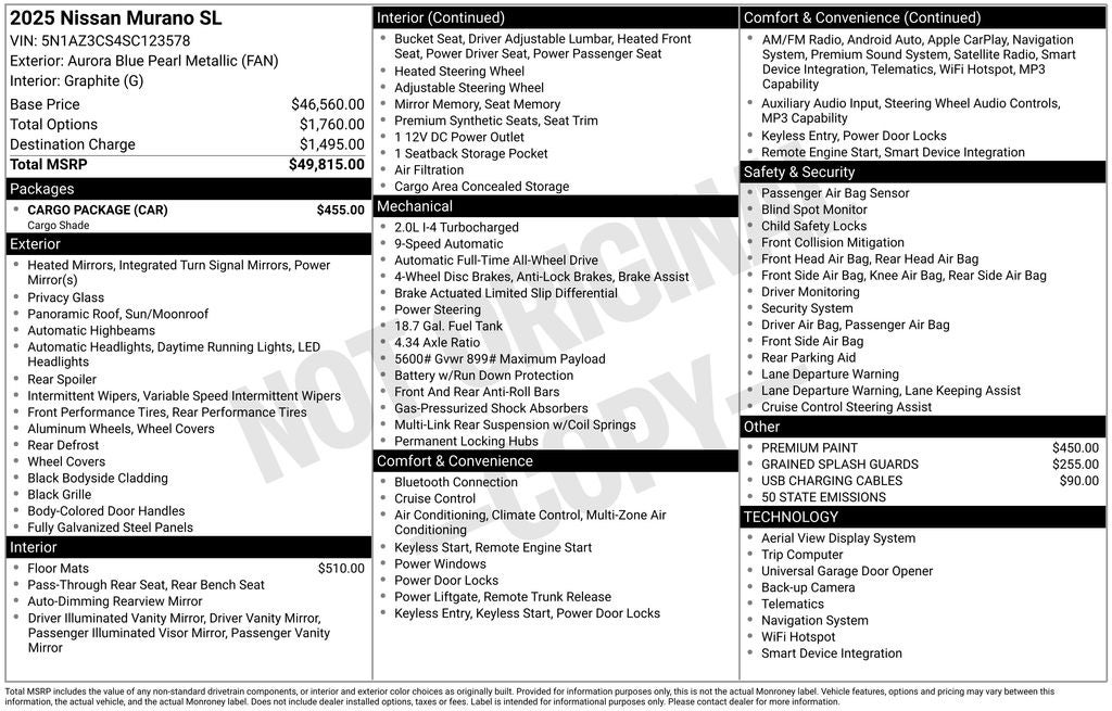 2025 Nissan Murano SL Nissan Certified