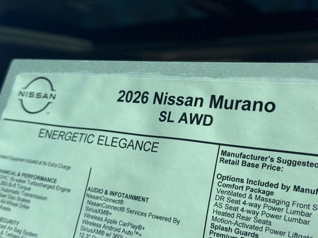 2026 Nissan Murano SL