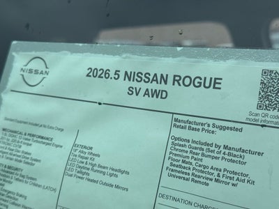 2026 Nissan Rogue SV