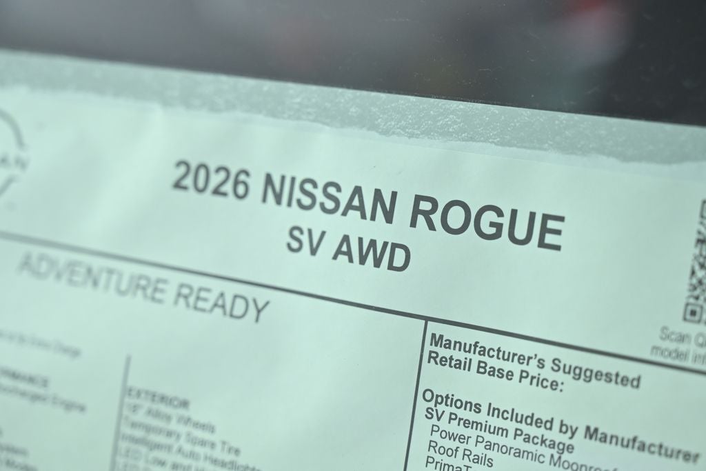 2026 Nissan Rogue SV