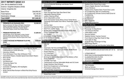 2017 INFINITI QX60 Base