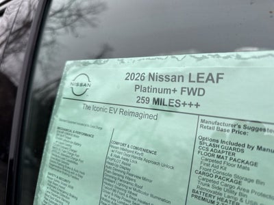 2026 Nissan Leaf PLATINUM+