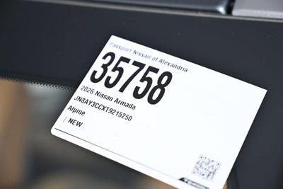 2026 Nissan Armada Platinum Reserve