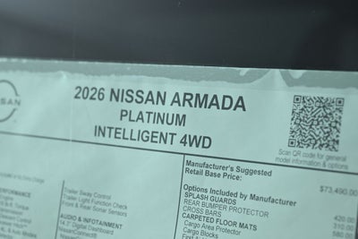 2026 Nissan Armada Platinum