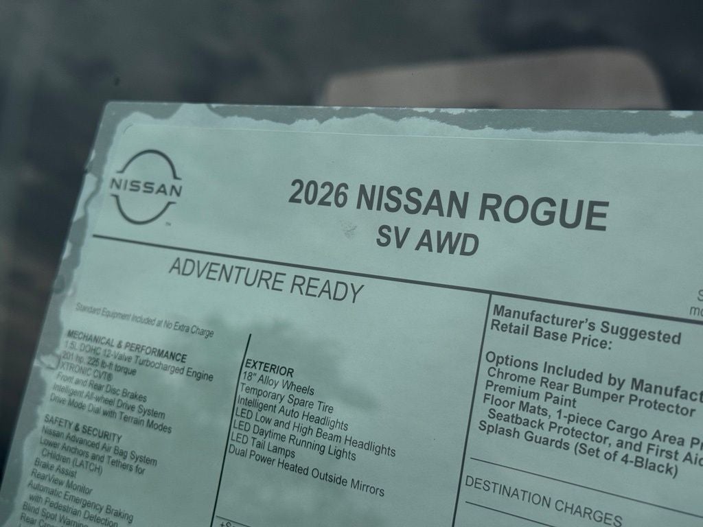 2026 Nissan Rogue SV