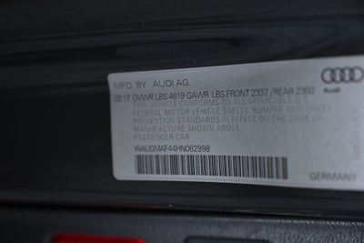 2017 Audi A4 2.0T ultra Premium