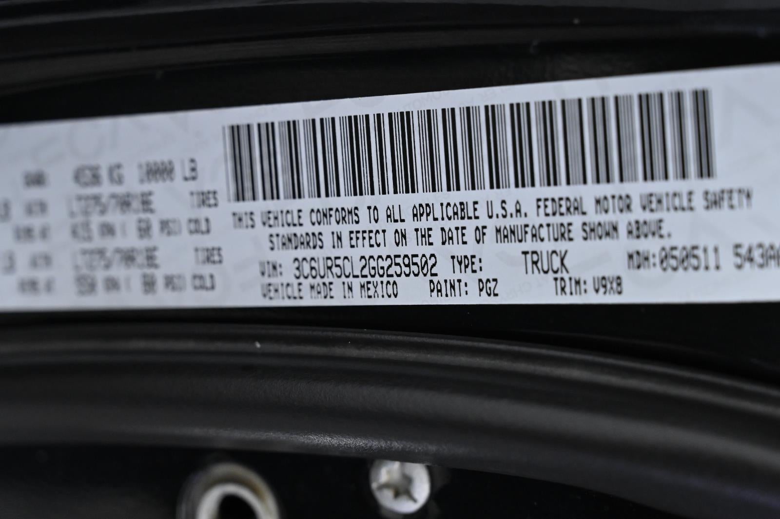 2016 RAM 2500 Tradesman