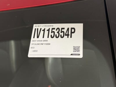 2022 INFINITI QX55 ESSENTIAL