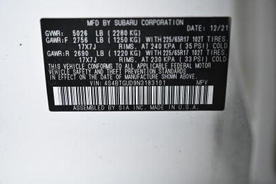 2022 Subaru Outback Wilderness