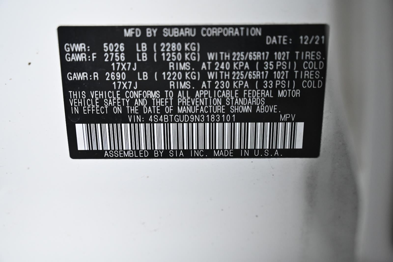 2022 Subaru Outback Wilderness