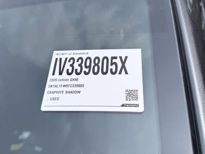 2026 INFINITI Qx60 SPORT