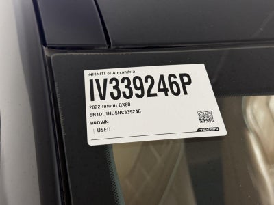 2022 INFINITI QX60 AUTOGRAPH