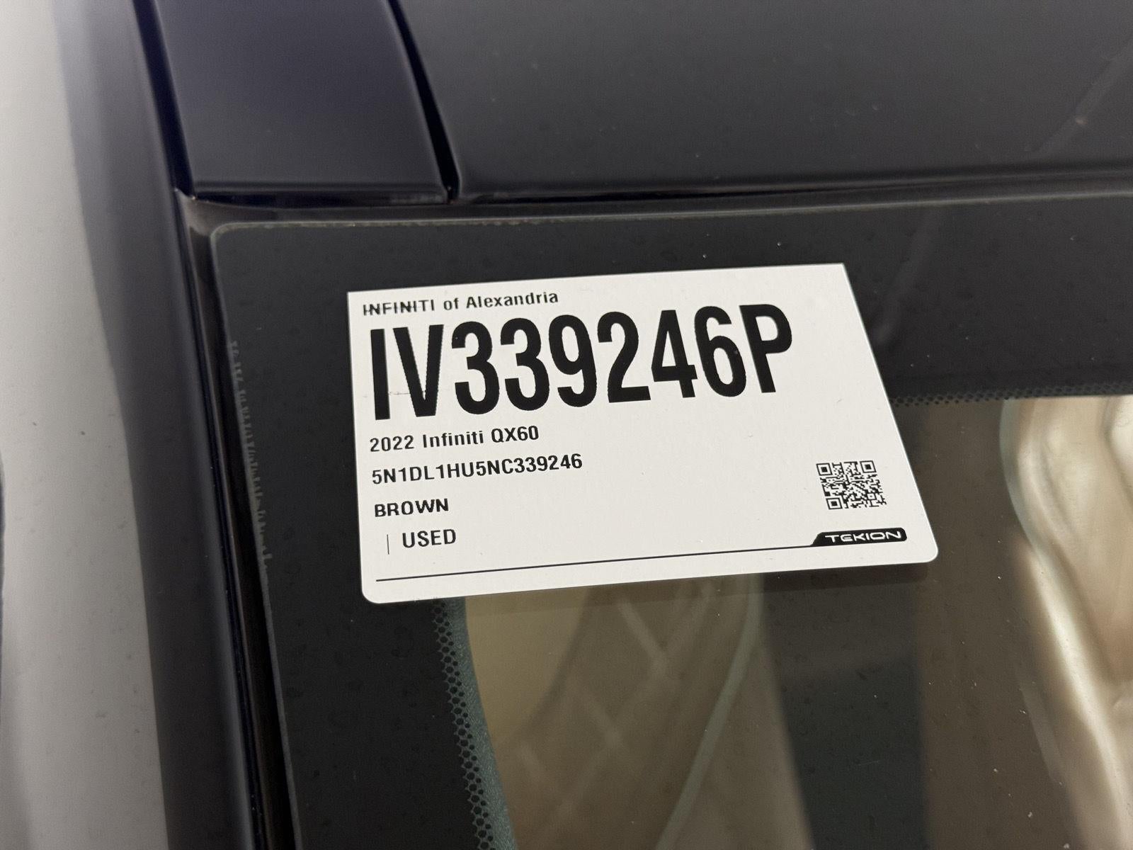 2022 INFINITI QX60 AUTOGRAPH